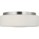 Axira LED 14 inch Brushed Nickel Flush Mount Ceiling Light