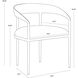 Zanatta Zenith Taupe Grey Dining Armchair