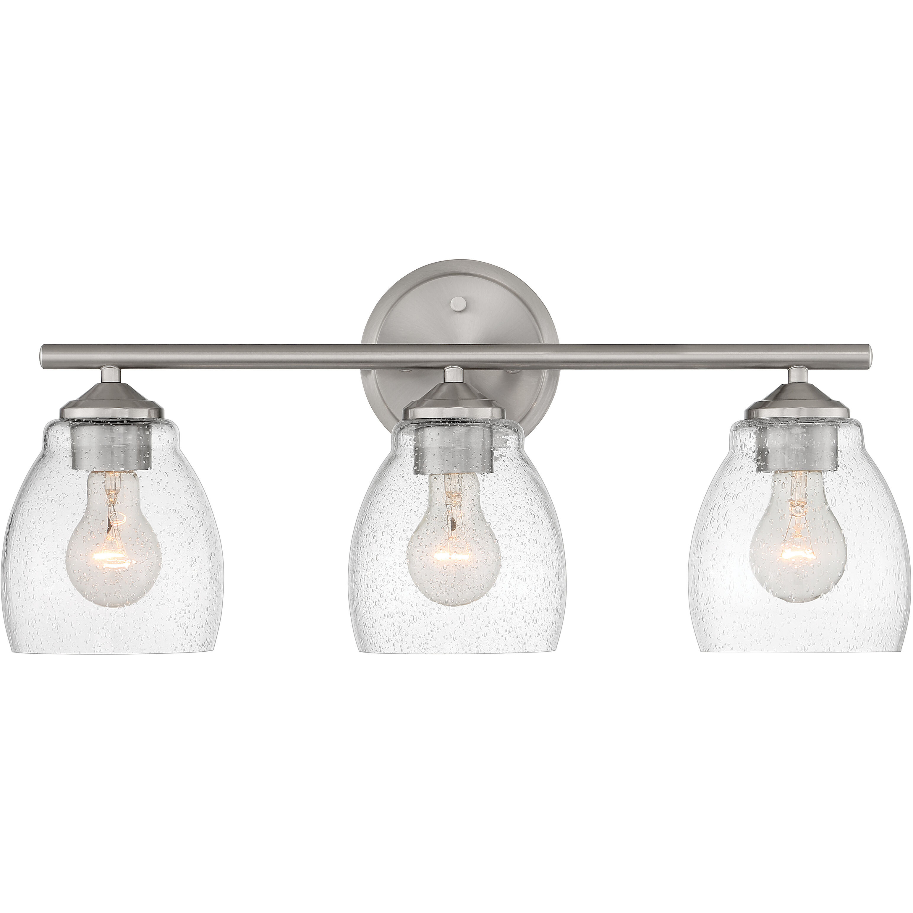 Winsley 3 Light 22 inch Brushed Nickel Bath Light Wall Light