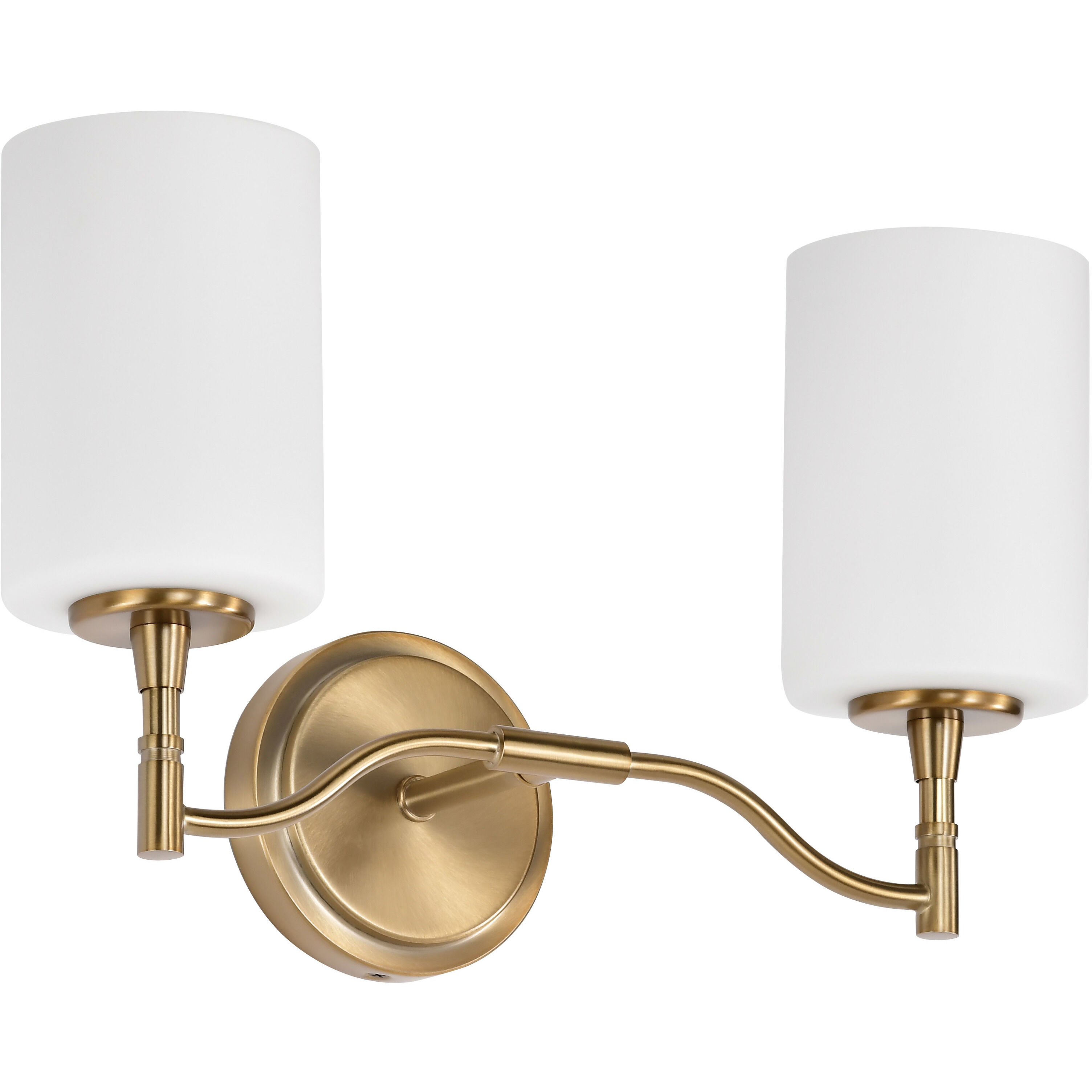 Liam 16 inch Burnished Brass Vanity Wall Light
