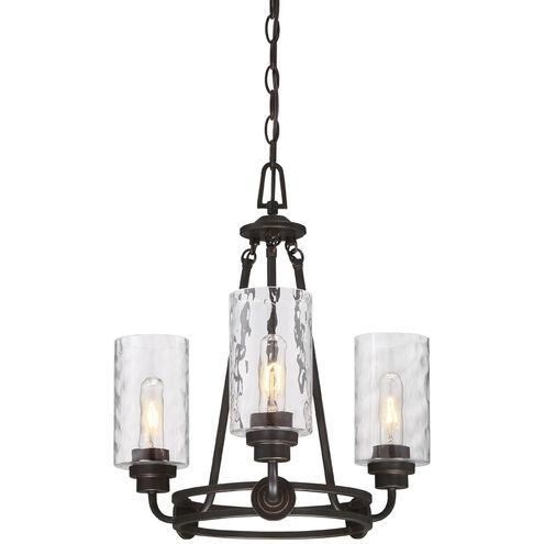 Gramercy Park 3 Light 18 inch Old English Bronze Chandelier Ceiling Light