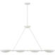 Undertas 4 Light 48 inch Piastra Plaster Island Light Ceiling Light