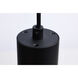 Century LED 2.56 inch Matte Black and Brushed Nickel Pendant Ceiling Light