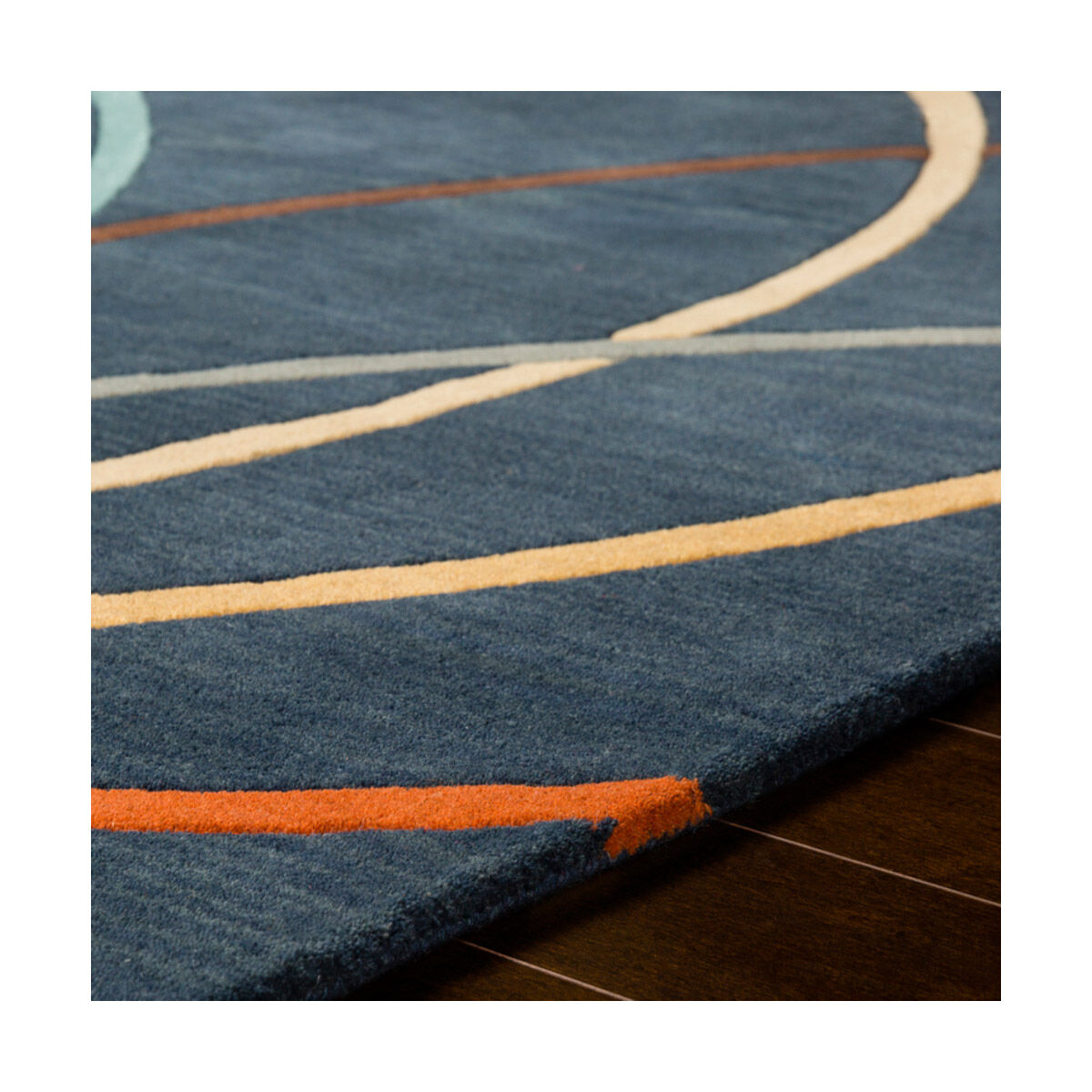 Philadelphia 180 X 144 inch Navy/Burnt Orange/Dark Red/Olive/Dark Brown/Teal Rugs, Rectangle