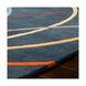 Forum 180 X 144 inch Navy/Burnt Orange/Dark Red/Olive/Dark Brown/Teal Rugs, Rectangle