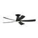 Kute LED Black Fan Light