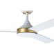 Pierport 52 inch White Ceiling Fan
