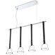 Lappin LED 6 inch Chrome Chandelier Ceiling Light