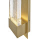 MOCO Rune LED 30 inch Heritage Brass Outdoor Wall Mount Lantern