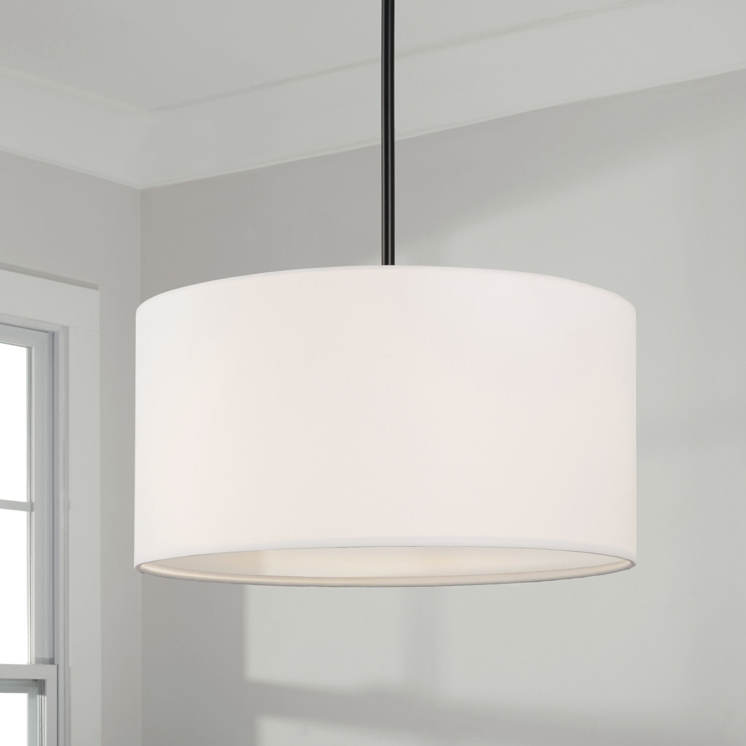 Alan 3 Light 18 inch Matte Black Pendant Ceiling Light