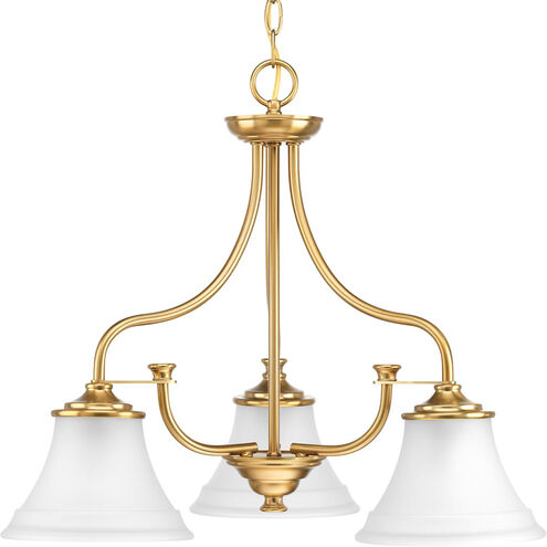 Erskine 3 Light 23.5 inch Brushed Bronze Chandelier Ceiling Light