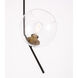 Ryland 1 Light 16 inch Black and Brass Pendant Ceiling Light