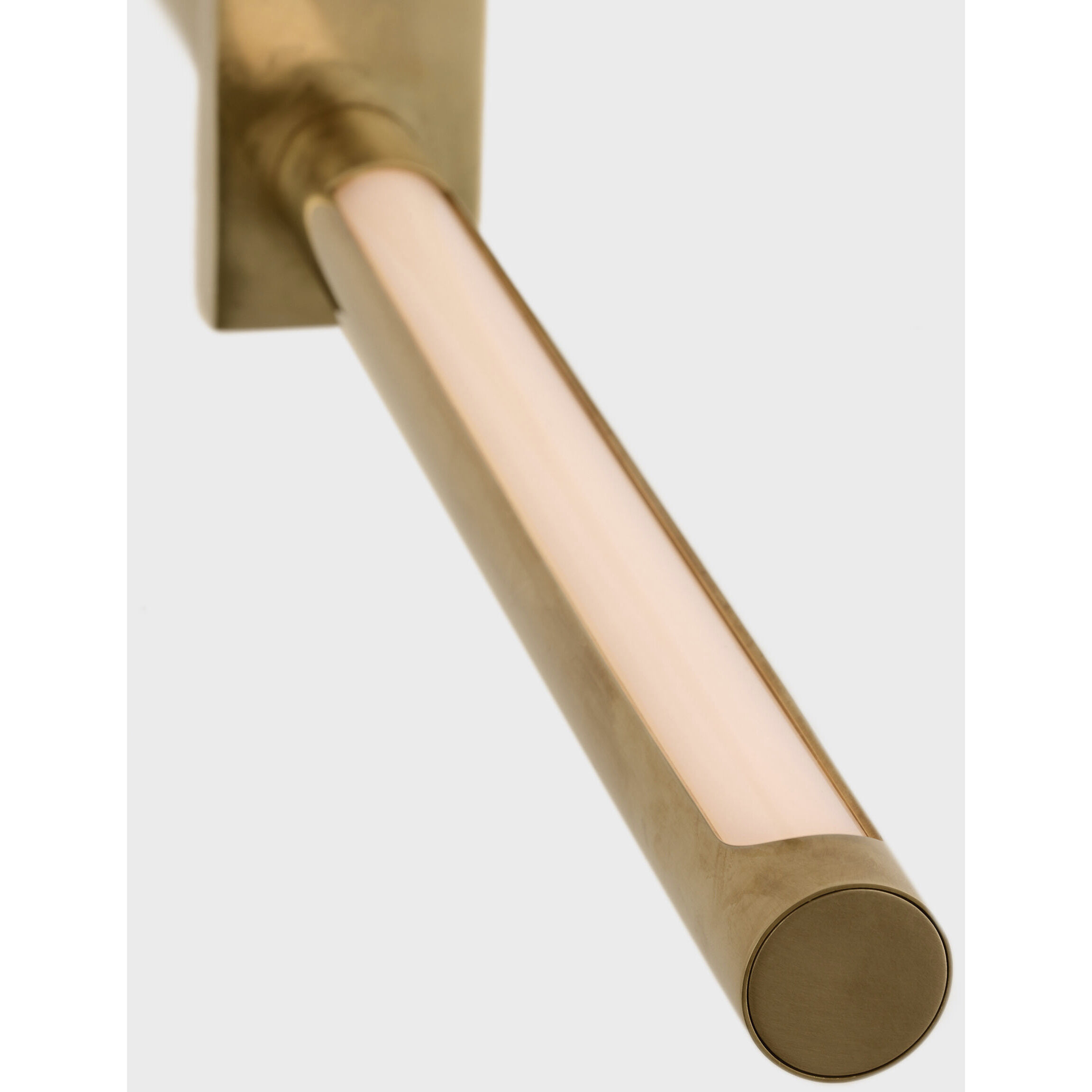 Kelly Wearstler Axis LED 24 inch Antique-Burnished Brass Linear Pendant Ceiling Light