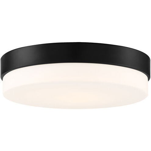 Roma LED 14 inch Matte Black Flush Mount Ceiling Light