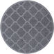 Central Park 93 X 93 inch Gray/Medium Gray Handmade Rug in 8 Ft Round, Round
