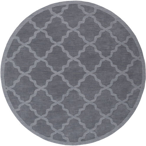 Central Park 93 X 93 inch Gray/Medium Gray Handmade Rug in 8 Ft Round, Round