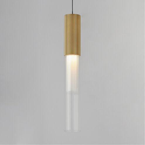 Reeds LED 2.25 inch Gold Single Pendant Ceiling Light