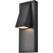 Raine 13 inch Black Outdoor Wall Light