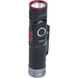 Recharge 3.79 inch Black and Gray and Red Pivot Light Portable Light