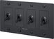 4G Toggle 120-277 Black Light Switch