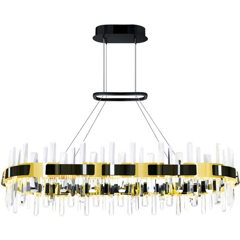 Aya LED 43 inch Pearl Black Island/Pool Table Light Ceiling Light