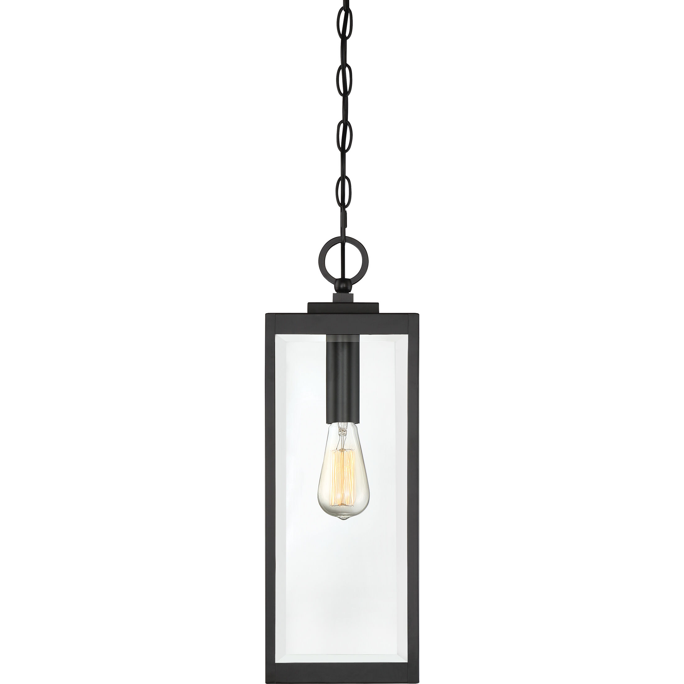 Westover 1 Light 7 inch Earth Black Outdoor Hanging Lantern