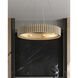 Tetterby 6 Light 31 inch Light Taupe/Smokewood Chandelier Ceiling Light