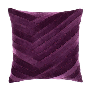 Aviana 18 X 18 inch Dark Purple Pillow Kit, Square