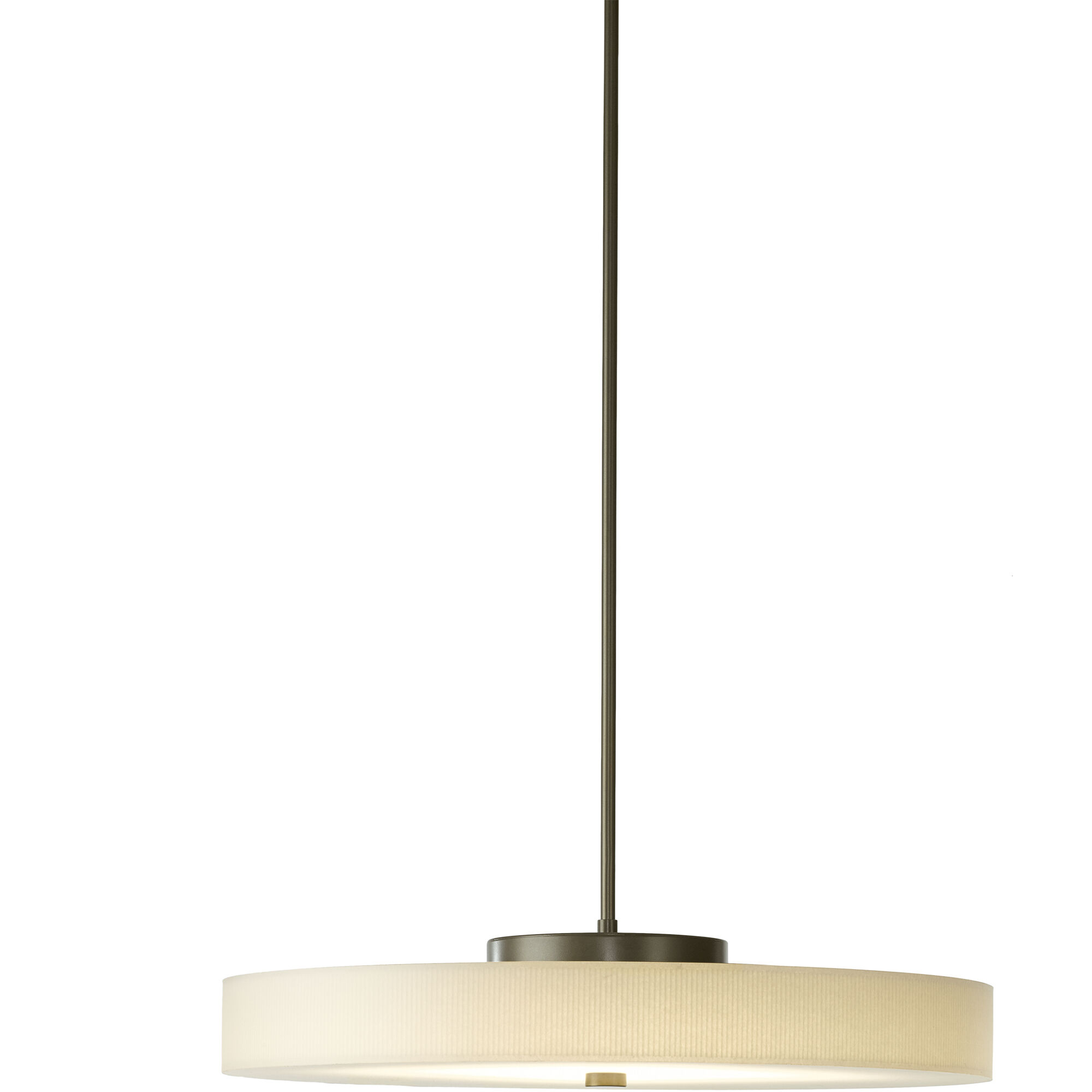 Disq LED 23 inch Dark Smoke Pendant Ceiling Light, Large