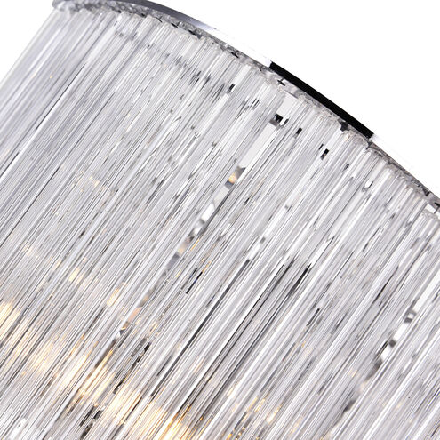 Elsa 3 Light 18 inch Chrome Vanity Light Wall Light