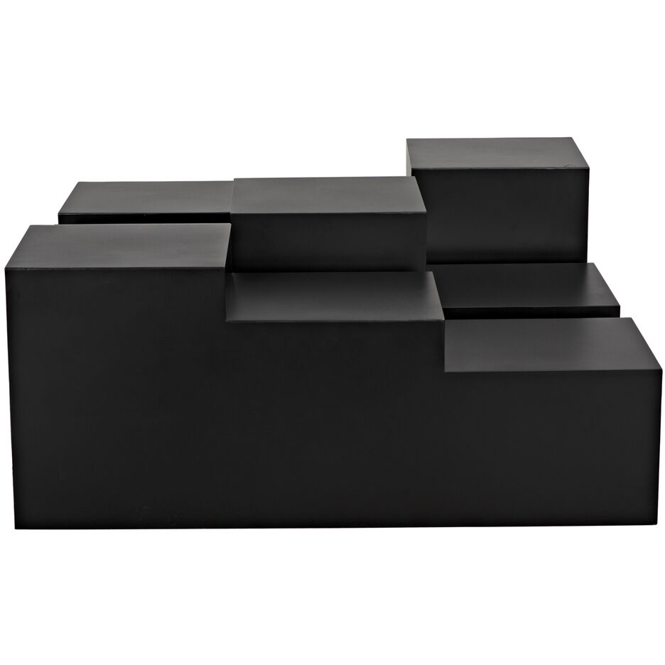 Stein 48 X 48 inch Matte Black Coffee Table