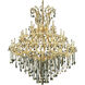 Maria Theresa 49 Light 60 inch Gold Foyer Ceiling Light in Golden Teak, Royal Cut