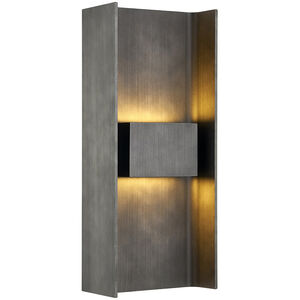 Scotsman 2 Light 17.5 inch Graphite Outdoor Wall Sconce