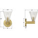 Lotus Bath Sconce Wall Light
