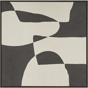 Altino Beige and Brown Canvas Art