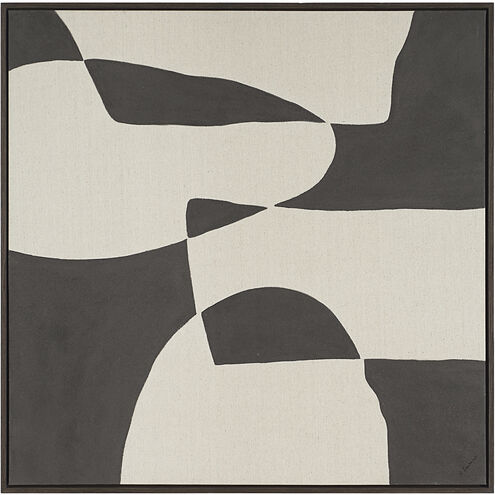 Altino Beige and Brown Canvas Art