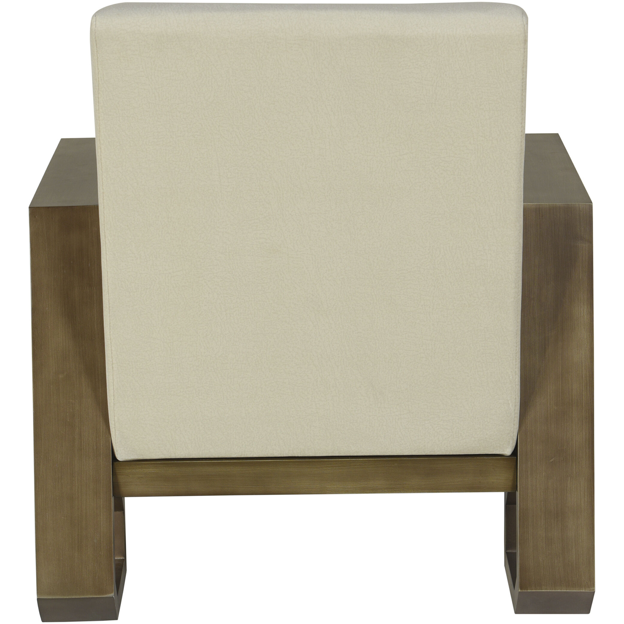 Cameron Off White  and Wash Wood Arm Chair