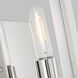 Dex 1 Light 4.75 inch Chrome Bath Vanity Wall Light