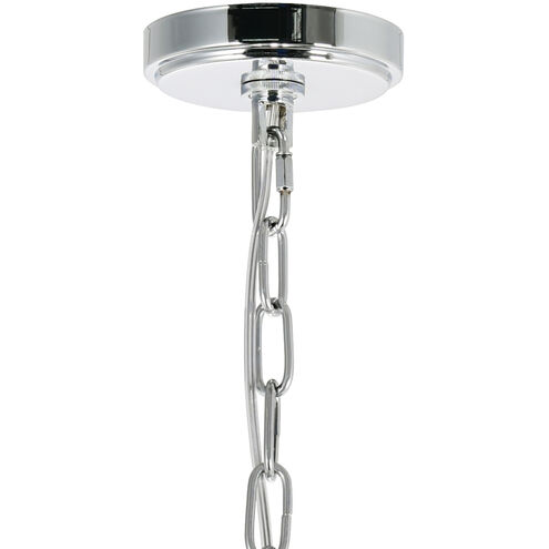 Princeton 6 Light 24 inch Chrome Down Chandelier Ceiling Light