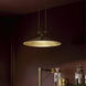 Tenon LED Lacquered Bronze Pendant Ceiling Light