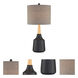Genson 29 inch 100.00 watt Black Table Lamp Portable Light