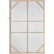 Blue Flush Blue with Wood Tone Framed Wall Art