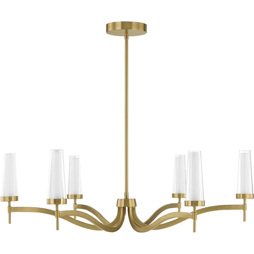 Butler Lighting Butler LED 40 inch Warm Brass Chandelier Ceiling Light