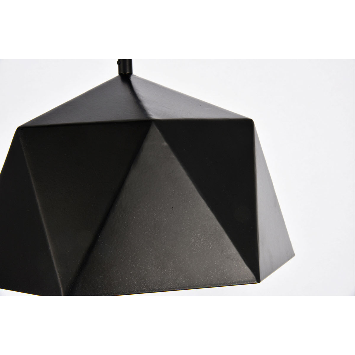 Arden 1 Light 10 inch Black with Golden Inside Pendant Ceiling Light