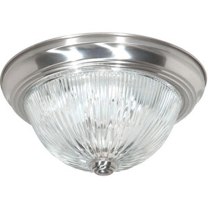 Brentwood 2 Light 11 inch Brushed Nickel Flush Mount Ceiling Light