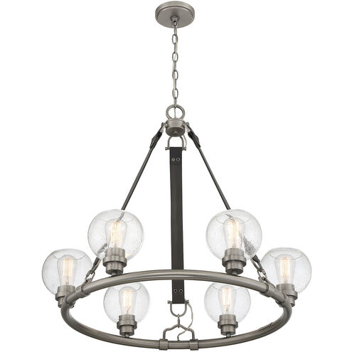 Bozeman 6 Light 29 inch Antique Nickel Chandelier Ceiling Light