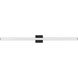 Trim LED 48 inch Flat Black Vanity Light Wall Light