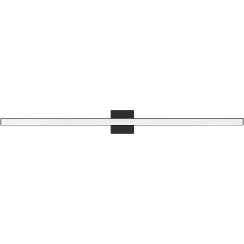 Trim LED 48 inch Flat Black Vanity Light Wall Light
