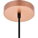 Nora 1 Light 7.5 inch Honey Gold Pendant Ceiling Light