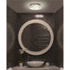 Clouds Wall Sconce Wall Light in Polished Chrome, Incandescent